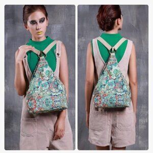 Black Butterfly Premium Small Bohemian Backpack